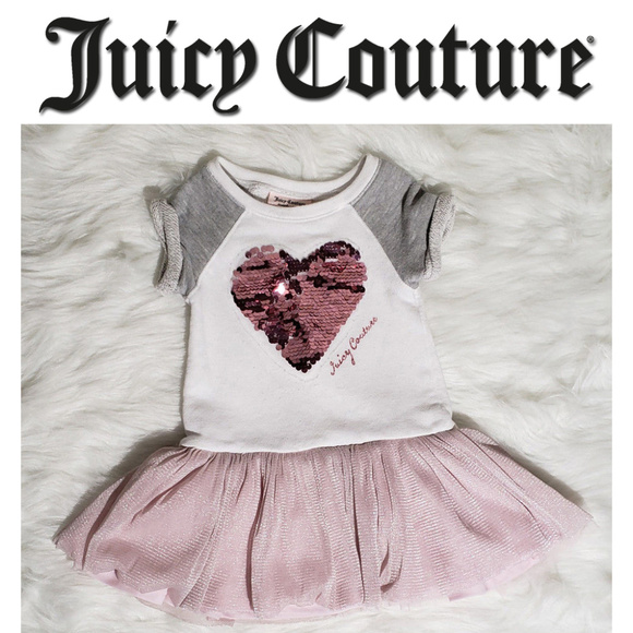 Juicy Couture Other - Juicy Couture Sequins Mesh Skirt Dress